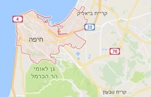 מפת חיפה לשירותי מנעולן